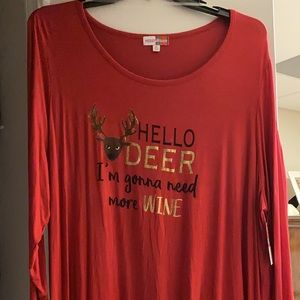 MerryWear Brand New Christmas Top 2X